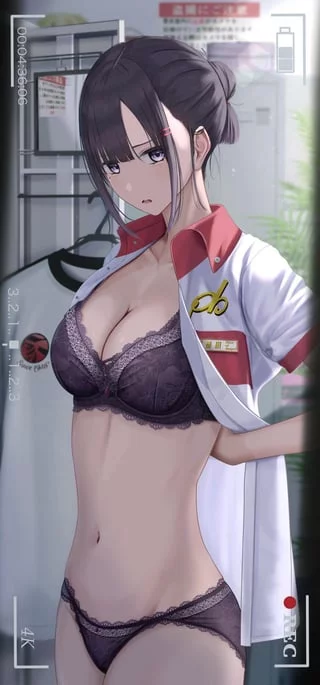Dark Purple Lingerie [Original]