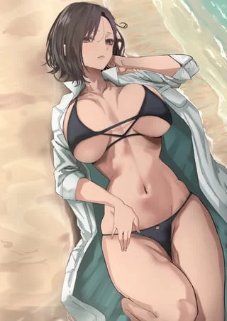 School Nurse on the sands (Kesoshirou) [Original]