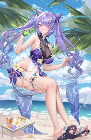 Summer Keqing [Genshin Impact]