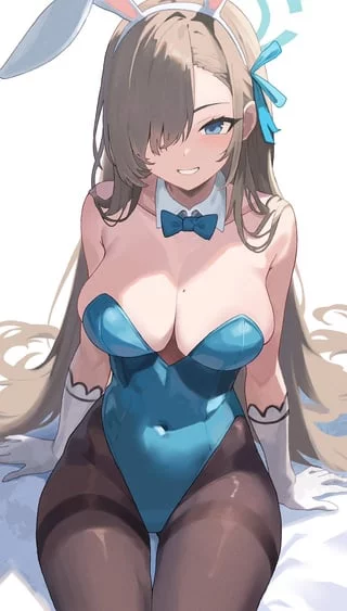 Asuna grin (k_erut) [Blue Archive]