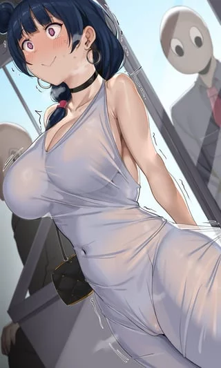 Mommy’s dress got stuck