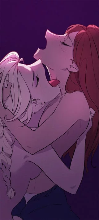 Elsa licking Anna’s neck [Frozen] (gaeam)