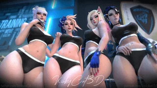 Another morning, another load for the (KDA) pumpgoddesses. Time to lube up and make vigorous handsex until I edge for each of my mommies :3