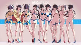 Elesa doing some modeling (ViViVooDeux) [Pokemon]