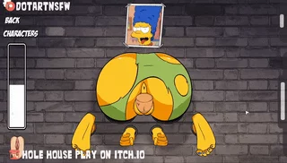 Marge Creampied While Stuck In Wall (hole House)