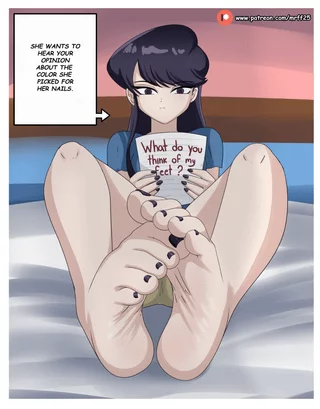 Komi Shouko's feet [Komi Can't Communicate]