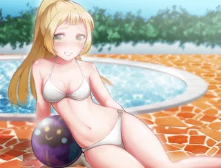 (Lillie) sent you a postcard from Kanto~