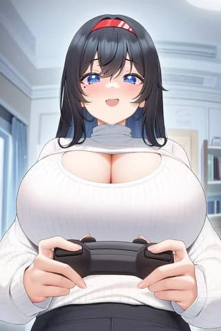 Playing video games