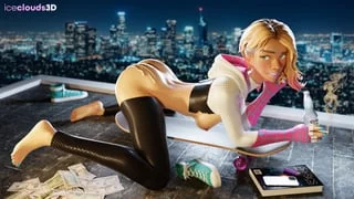 Escort Gwen Stacy Making Nightly Outcalls (iceclouds3D) [Marvel]