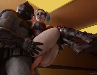 Harley and Batman (csr55) [DC]