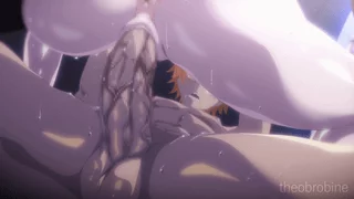 Himeno riding Denji