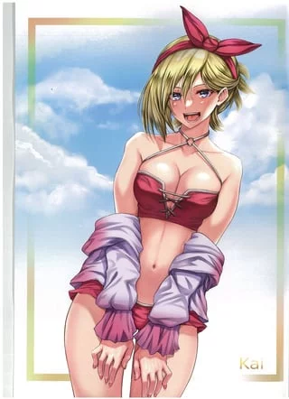 People loved (Irida)'s last pic, so here's her beach/river clothes~