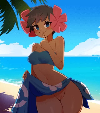 Pheobe showing off! (SataenArt)