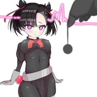 I'm a good girl... I can't be hypnotized... Must join Team Rocket... I'm hypnotized... I can't join Team Rocket... Must be a good girl... Team Rocket hypnotized me... I must join... Must be a "good girl" for Master