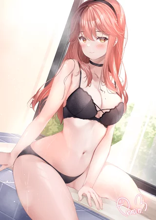 Liliya in black
