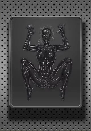 Stuck in latex bliss. What position would you be frozen in?