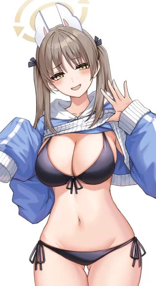 Surprised I'm wearing something under the sweater? Hehe, that can be changed~