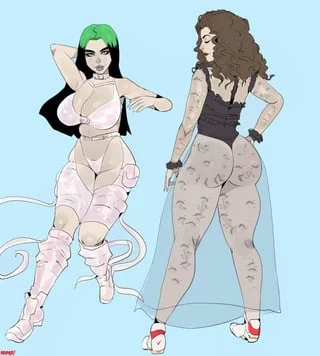 Royal Singer and the Bad Guy (Kafka Art)