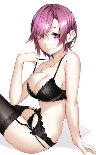 Black Lace & Thigh-Highs [Artist's Original]