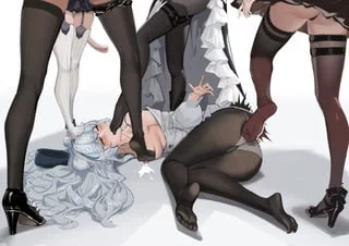 I want all the girls at work to gang up on me, and bully me physically..