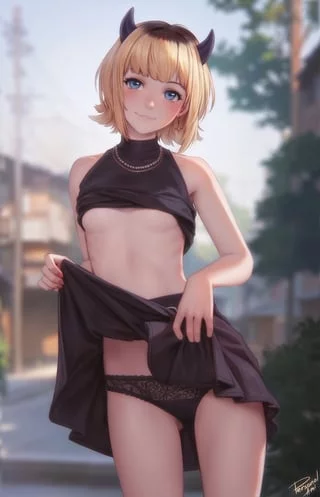 MEM Lifting Her Skirt (Oshi No Ko)