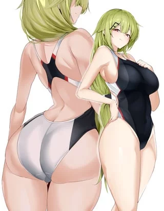 Mk48 in highleg swimsuit (malya1006) [Girls' Frontline]