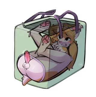 daddy keeping me in a tiny crate