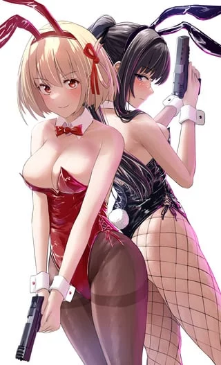 Chisato And Takina (Lycoris Recoil)