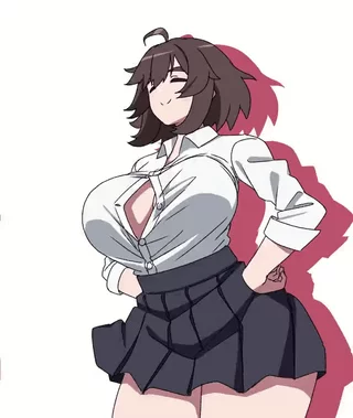 She still looks good in her old uniform! (Kayninatic)