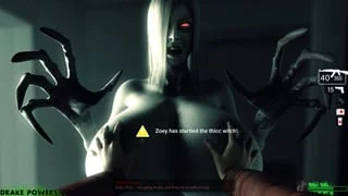 Zoey has startled the Witch. (Drake_Powers) [Left 4 Dead]