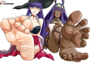 Martha and Nitocris' meaty soles (Fate GO) [Rankerhen]
