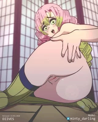 Mitsuri Playing With Her Ass (Diives) [Demon Slayer]