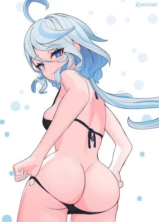 Furina showing off her assets