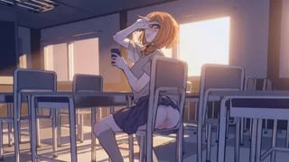 "Oh hey! I thought everyone left...i guess not haha~"