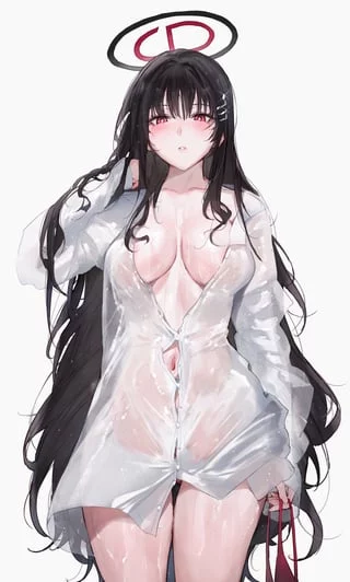 Wet See-through Rio (Qiandai以宇) [Blue Archive]