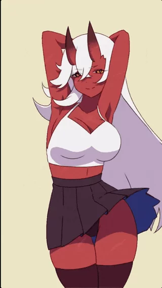 An Oni's bewitching dance
