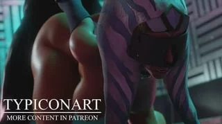 Ahsoka Getting Fucked From Behind (Typiconart) [Star Wars]