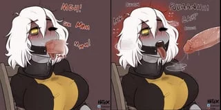 P-please sto- HCK~!! (I want to be plague doctor who unknowingly overcharged you, so you kidnapped and are not using me~)