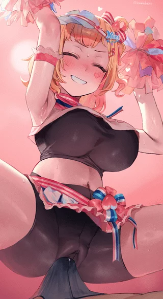 Cheerleader Nene Dropping It (by frikulu) [Hopetiteve]