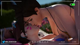 Dva and Tracer (Bleden)[Overwatch]
