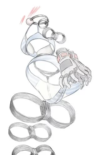 Sillyhead, you have to get *fully naked* when using that invisibility potion~ It seems like you really wanted to get caught...