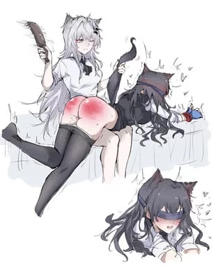 Ghah! I-I’m sorry Mistress! I’ll be a good girl! Nghhh!