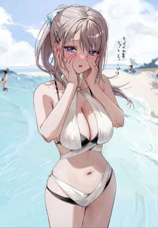 Seeing my swimsuit seems more embarrassing [original]