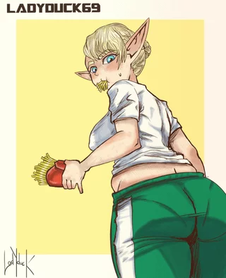 Elf on diet -by Ladyduck69