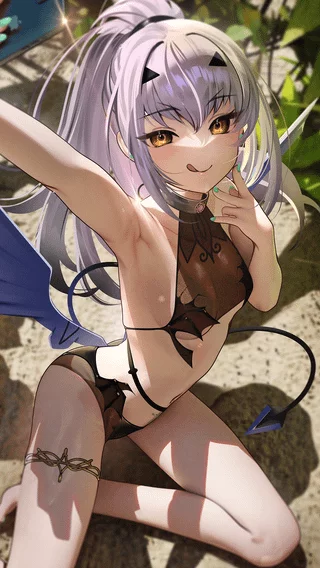 Melusine has small breasts [Fate]