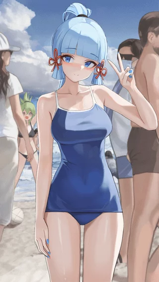 Ayaka in swimsuit [Genshin Impact]
