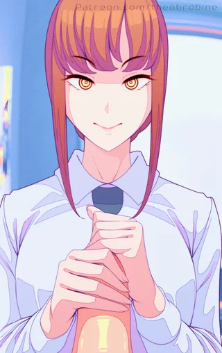 Makima's piercing stare