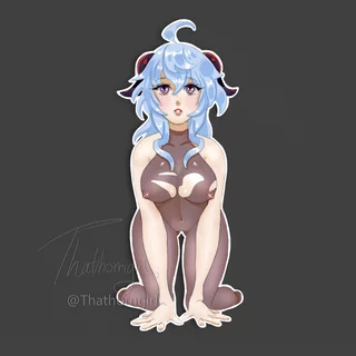 Stickers style Ganyu (Thathorngirl)