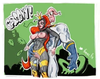 Earthworm Jim and Princess What's-Her-Name (FinNomore) [Earthworm Jim]