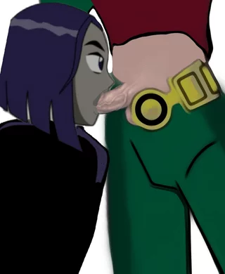 Raven giving head